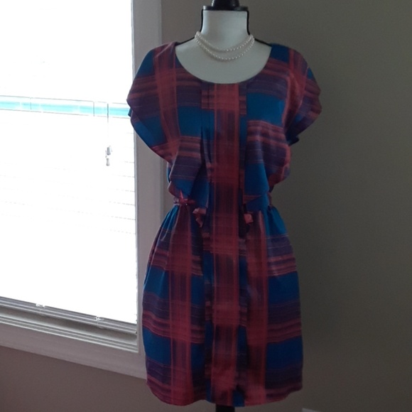 Tracy Negoshian Retro Plaid Dress - Picture 2 of 8